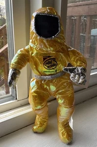 INTEL INSIDE Yellow Pentium II ASTRONAUT Plush Space 8” Bunny Suit Vintage 1997 - Picture 1 of 13