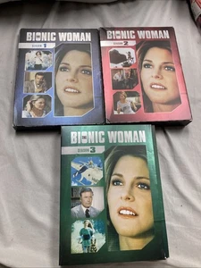 The Bionic Woman The Complete Series (DVD Box Sets) Seasons 1-3 MINT Discs - Picture 1 of 7