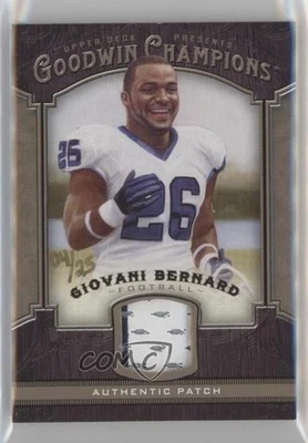 2014 Upper Deck Goodwin Champions Memorabilia /25 Giovani Bernard #M-GB Patch - Image 1 of 2