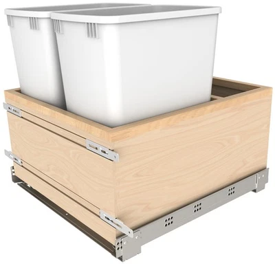 Rev-A-Shelf 4VLWCSC-2432DM-2 Value Line 20-1/2"W Doble 32 Qt / 8 - Arce / Foto 1 de 2