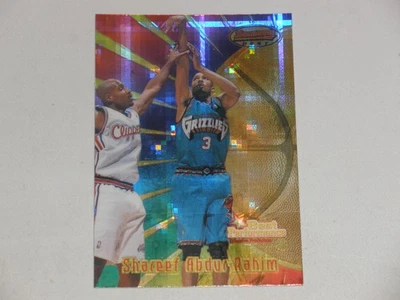 1997-98 Bowman's Best Performance refractor atómico #99 Shareef Abdur-Rahim Foto 1 de 2