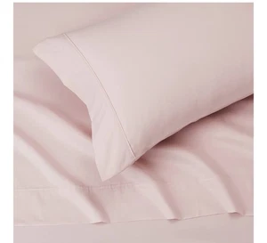 Amazon Basics Twin XL Sheet Set – Blush Pink, 3 Piece - Picture 1 of 4