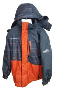 Free Country Jacket Youth Size S 7-8 FC Extreme Performance Ski Snow Orange/Gray - Picture 1 of 8