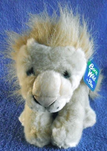 *1800* Born Wild by Elka - cream Lion - plush - 19cm - tag - Picture 1 of 6