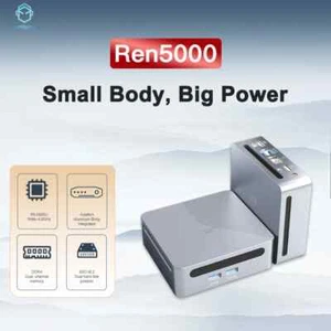 GenMachine Mini PC 5500U AMD Ryzen5 5500U 4.0GHz Windows 10/11 DDR4 64GB WiFi6 - Picture 1 of 7