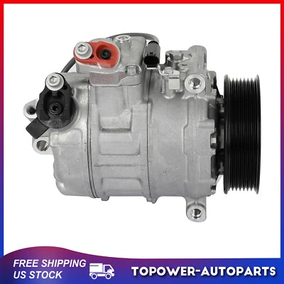 New AC Compressor Fits BMW 335i xDrive 3.0L 2009 2010 2011 2012 2013 - Image 1 of 4