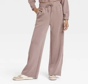 All In Motion Airy Sleek High-Rise Wide Leg Sweatpants size S small Light Brown - Picture 1 of 5