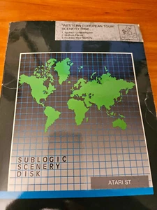 Scenery Disk WESTERN EUROPEAN TOUR by SUBLOGIC for ATARI ST - Picture 1 of 9