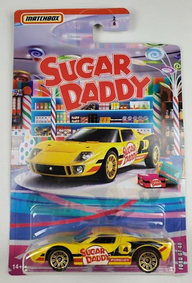 2020 Matchbox Candy Cars Sugar Daddy Ford GT 40 Concept 2/6 - Image 1 of 3