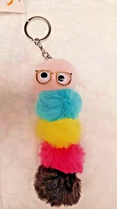 Portachiavi serie di Pon Pon vari colori a Bruco 15cm - Nuovo - Imagen 1 de 4