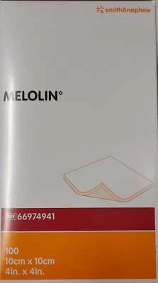 Melolin Pad Dressing 10x10cm Pack of 1, 5, 10, 20, 50 or 100 Low-AdherentSterile