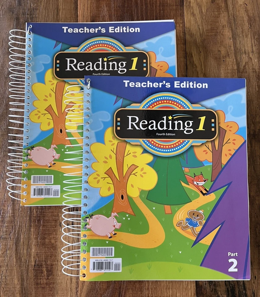 BJU Press Reading 1 Teacher's Edition 1st Grade 4th Edition w/CD - Image 1 of 1