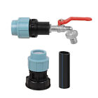 Regenwassertankindustrie IBC Adapter Kappe Verlngerung + Auslaufhahnhahn Kit DE