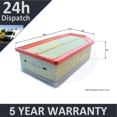 Se adapta a Peugeot 407 2005 - Citroen C6 2005-2011 C5 2008 - 2,7 HDi filtro de aire fotovoltaico Foto 1 de 2