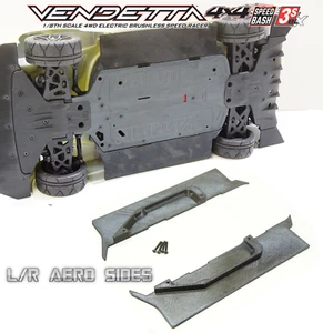 Seitenschweller links/rechts Aero Panels Upgrade für Arrma Vendetta 3S BLX 100+ MPH - Bild 1 von 4