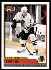 2003-04 Pacific Complete RED Deron Quint /99 Chicago Blackhawks #390
