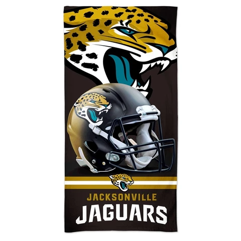 JACKSONVILLE JAGUARS HELMET 30"X60" SPECTRA BEACH TOWEL BRAND NEW WINCRAFT Cover