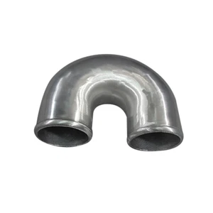 O.D. de 3 Codo de aluminio fundido en U 180 grados tubería curva apretada acabado pulido - Imagen 1 de 3