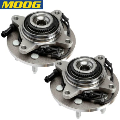 Cojinete de cubo de rueda delantera MOOG de 2 piezas para Ford Expedition Navigator 2000-2006 4x4 b4 Foto 1 de 4