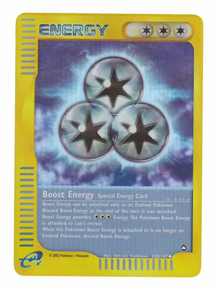 Pokemon Aquapolis 145/147 - Boost Energy - Reverse Holo - Englisch - Bild 1 von 1