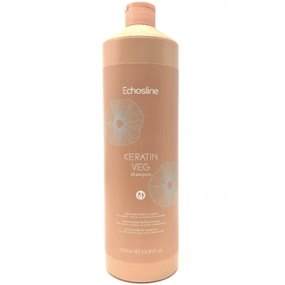 ECHOSLINE KERATIN VEG Shampoo Ristrutturante 1000ml