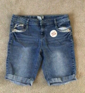 Mudd Bermuda Denim Shorts for Girls - Size 14 1/2 New Without Tags - Picture 1 of 2