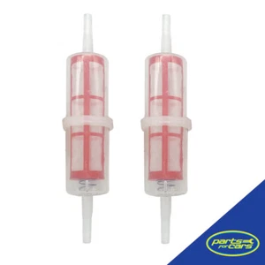 FF-112-2 - 2 x Large Universal Inline Diesel Fuel Filter 8 & 10mm [2 ONLY] - Foto 1 di 2