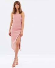 BEC & BRIDGE NOUVEAU SPLIT Dress ROSE COLOUR  SZ 12 BNWT FREE POST (H62)