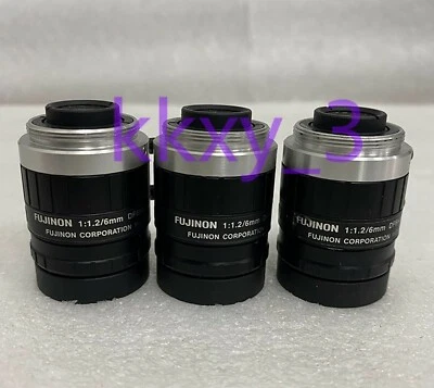 1 PCS FUJINON DF6HA-1B Industrial C-mount Fixed Focus Lens 1:1.2/6mm Tested - Image 1 of 4