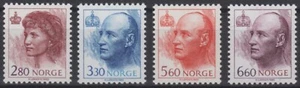 NORWAY Sc. 1004, -7, -12, -15 (Michel 1084-7) Royal Defins. 1992 MNH - Picture 1 of 1