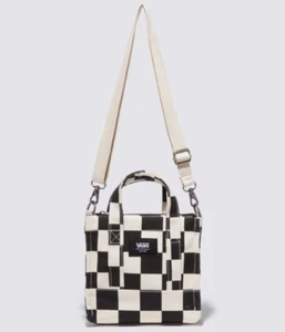 Vans Checkerboard LIL Pergs Midi Canvas Eco Tote Bag Schultertasche - Bild 1 von 3