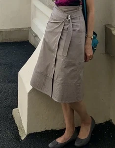 Karen Millen Wrap Skirt, Size 10, Elegant & Compliments Winner π - Picture 1 of 5