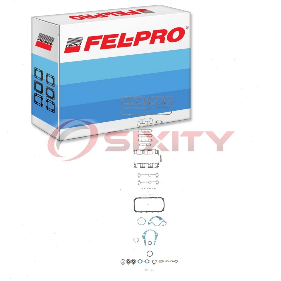 Fel-Pro Gasket Set for 1989-1991 Isuzu Trooper 2.8L V6 Engine Gaskets cs - Imagem 1 de 4