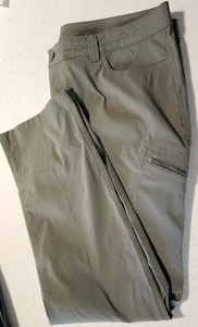 Eddie Bauer Hose olivgrün Größe Tech Wandern Größe 18 Performance guter Zustand - Bild 1 von 5