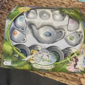 Juego de té de porcelana Tinker Bell and Friends Walt Disney 2006 Fairies 12 piezas #61692 - Imagen 1 de 8