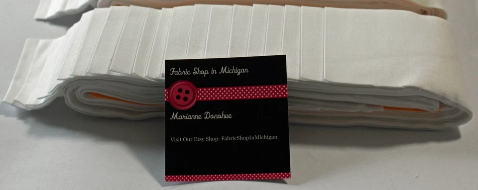 Medio paquete de rollo de gelatina blanco sólido, veinte tiras de 2,5 pulgadas Foto 1 de 1