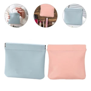 2 Piezas Bolsa de Cosméticos Monedero Organizador Bolsas Mini para Mujer Belleza Lápiz Labial Estuche - Imagen 1 de 10