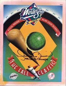 Mariano Rivera Autografiado e Inscrito "98 WS Champs" Programa Serie Mundial 1998 - Imagen 1 de 1