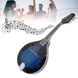 A Style Mandoline Holz 8 Saiten Mandoline mit Chrom Open Gear Tuner - Bild 1 von 22