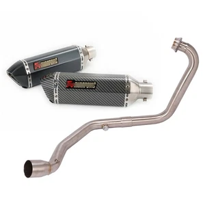 For Suzuki Gixxer 250 2020-2025 Exhaust System Header Muffler Pipe Slip On 51mm - Picture 1 of 12