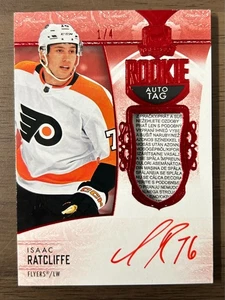 2022 2022-23 The Cup Red Rookie Auto Tag #108 Isaac Ratcliffe 1/4 Philadelphia - Picture 1 of 2