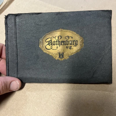 VINTAGE Rothenburg Germany Book 1928 Photo Album Art Prints WWII - Image 1 of 4