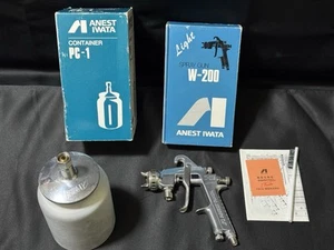 ANEST IWATA Spray Gun W-200 (W-200-202S) with PC-1 Container - Picture 1 of 11