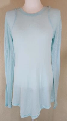Lululemon Shirt Top Pullover Blue Sheer Women XS/S Long Sleeve Crew Neck Stretch - Image 1 of 4