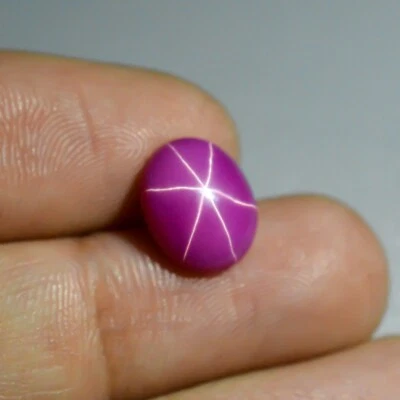 Lab Created Pink Star Ruby Cabs Loose Gems For Making Jewelry  - Image 1 of 3