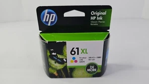 Original OEM HP 61XL Tri Color Ink Cartridge Exp JUN/2023 - Picture 1 of 4