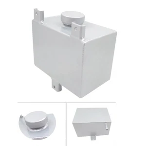 1.8L Universal Aluminum Radiator Coolant Reservoir Overflow Tank Bottle With Cap - Picture 1 of 8