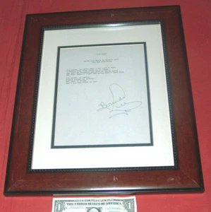 Hoja de colección firmada de Brenda Lee letra de colección ""I'm Sorry"" utilería ADN Robert Worsham - Imagen 1 de 6