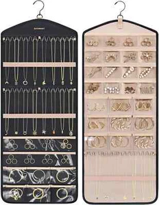 BAGSMART Schmuckorganizer zum Aufhängen mit Aufhänger Metallhaken doppelseitig Schmuck - Bild 1 von 2
