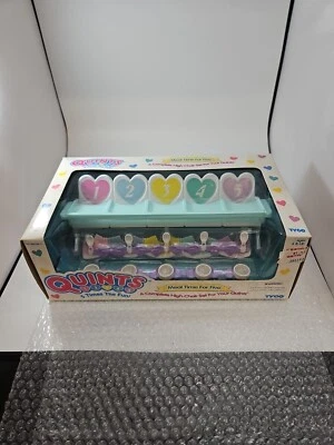 NOVO Conjunto de Berço Quints 5 Bed Time For Five 1995 Tyco com Ursinhos de Pelúcia #66116-3 - Imagem 1 de 4